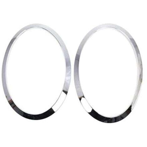 2-teiliger Ersatz für Scheinwerfer-Zierringe für Mini Cooper F55/F56/F57 2014–2021, OEM 51137300631, 51137300632, 51712355791, 51712355798