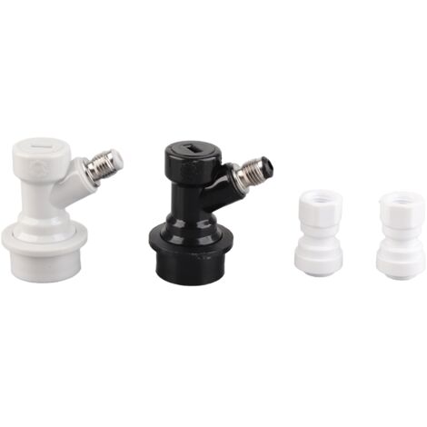 2-teiliger Kugellager-Fassverbinder für Heimbrauerei + 8 mm-1/4" FFL Schnellkupplung