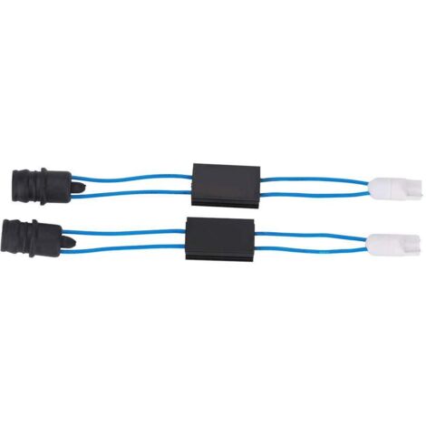 2-teiliger LED-Decoder T10 LED-Scheinwerferlampen-Warnadapter fehlerfreier Scheinwerfer-Abschaltdecoder-Gerät-Widerstand Canbus-Widerstand Anti-Fehler dynamischer LED-Blinker