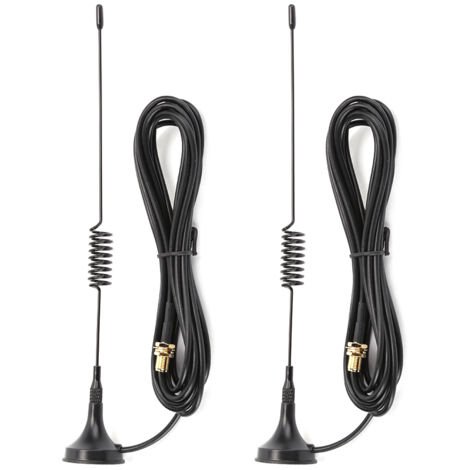 2-teiliger magnetischer Kfz-Antennen-Signalverstärker für Walkie-Talkies BaoFeng UV-5R 8W