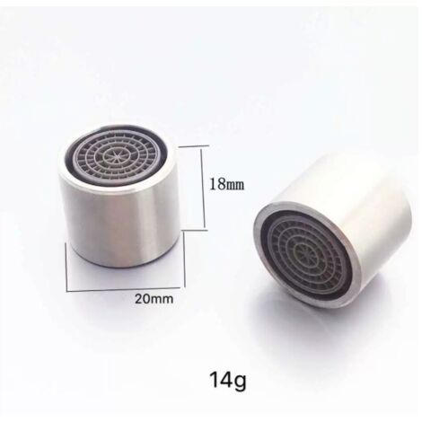 2-teiliger Messing-Wasserhahn-Luftsprudler, verstellbarer Wasserauslasswinkel, herausnehmbarer Reinigungsfilter, Wassersparfunktion für den Wasserhahn, 2 Sprudelwassermodi, für Bad und Küche