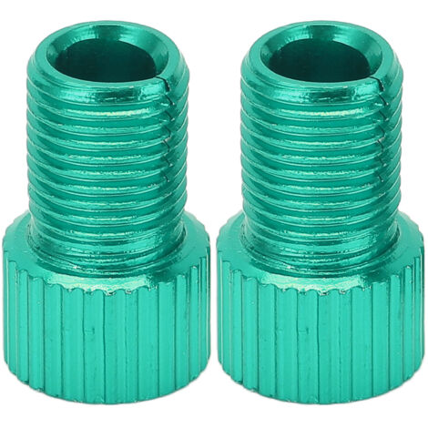 2-teiliger Presta-auf-Schrader-Fahrradventiladapter für Mountainbike-Pumpe