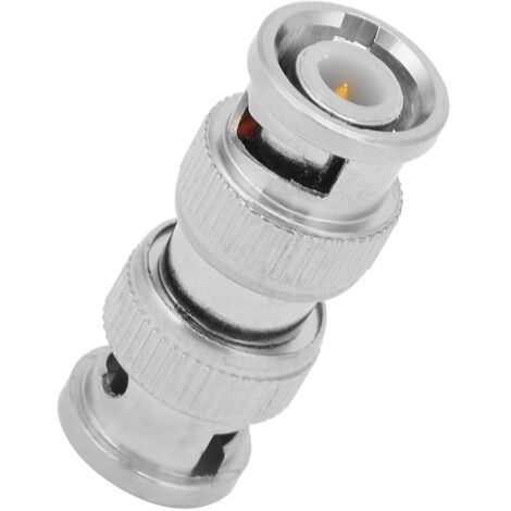 2-teiliger RF-Stecker (BNC) auf Stecker für CCTV-Überwachungskameras, Koaxialkabeladapter
