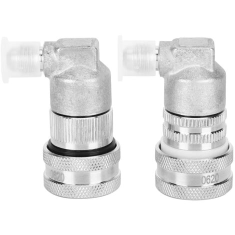 2-teiliger Schnellanschluss für Trommel, 1/4" Edelstahl-MFL-Kugeladapter