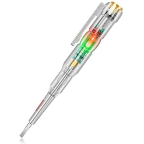 2-teiliger Schraubendreher-Tester, Spannungsprüferstift, 70–250 V Spannungsprüfer, elektrische Prüfgeräte, ABS-Gehäuse, für Schaltungsreparaturen