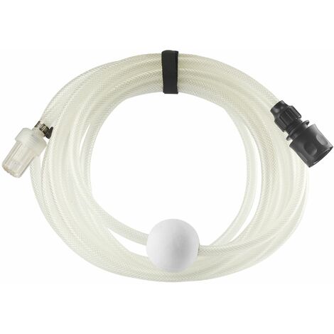 2-teiliger Set: 6 m Schlauch mit Schwimmer + Adapter fÃ¼r BewÃ¤sserung BLACK+DECKER BZOIHK2-XJ