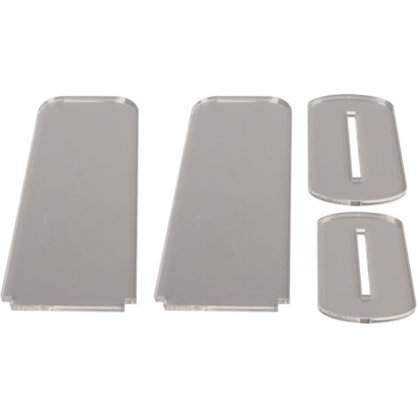 2-teiliger vertikaler Boxhandschuhhalter, transparentes Acryl-Displayregal