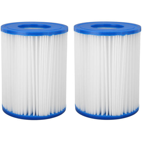 2-teiliger, waschbarer Kinderpoolfilter, Spa-Filter und Warmwasserfilter-Ersatz