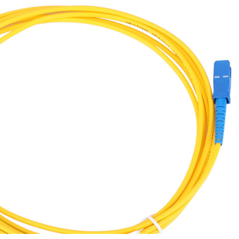 2-teiliges 3 Meter langes Singlemode-Glasfaser-Patchkabel APC-SC UPC, Glasfaser-Patchkabel