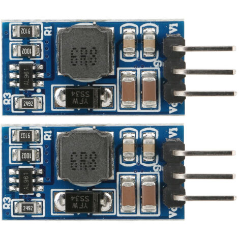2-teiliges DC/DC-Spannungswandlermodul, 7 W, 2,6–5,5 V auf 5 V/6 V/9 V/12 V Aufwärtswandler für LEDs und Motoren – ND0412SA