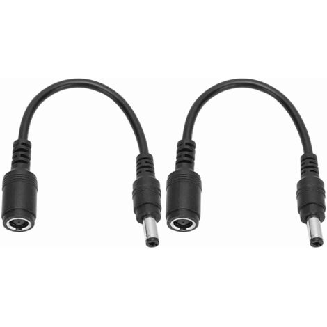 2-teiliges DC-Netzteil (7,4 x 5,0 mm Buchse auf 5,5 x 2,5 mm Stecker) für HP Laptop