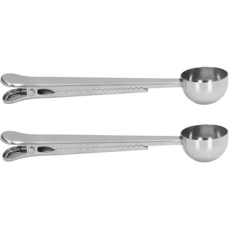 2-teiliges Kaffeelöffel-Zangen-Set, mattes, modernes Design, lebensmittelechtes Material, Kaffeezubehör