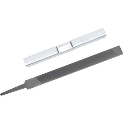 2-teiliges Kettensägen-Schärfset, Flachfeile und universeller Tiefenmesser