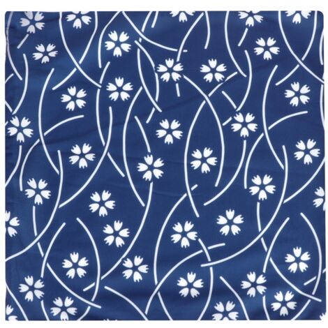 2-teiliges Kissenbezug-Set in Blau und Weiß mit Struktur für Sofa und Wohnaccessoires (Modell 3)