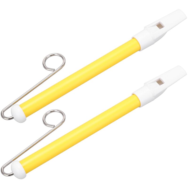 Image of 2-teiliges Metall-Schiebepfeifen-Set, Schiebeflöte, Musikinstrument für Kinder und Anfänger