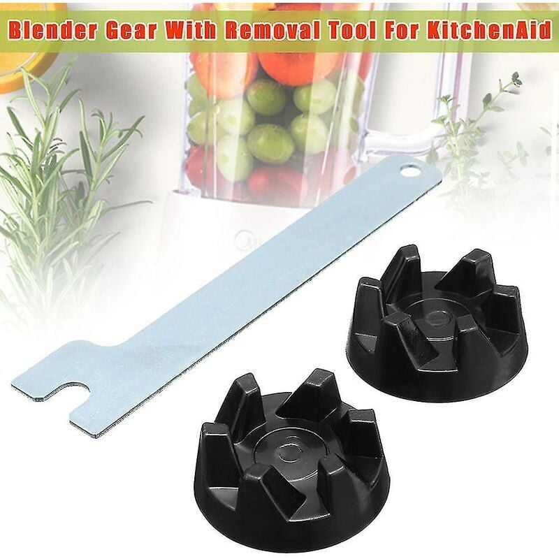Image of 2-teiliges Mixer-Gummikupplungsgetriebe mit Entfernungswerkzeug für Kitchenaid 9704230