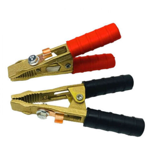 2-teiliges professionelles Messing-Batterie- oder Starthilfe-Klemmen-Set (+ und -) 250B.