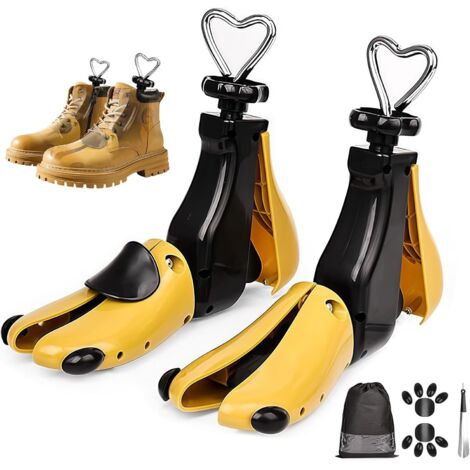 2-teiliges Schuhspanner-Set für Damen und Herren – 4-Wege-Schuhspanner mit verstellbarer Breite und Länge für zu schmale Schuhe, geeignet für alle Schuhgrößen