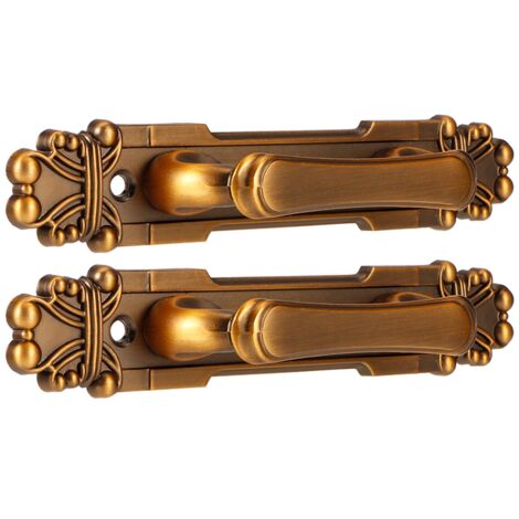 2-teiliges Set Türgriffe im Vintage-Stil aus Zinklegierung für Möbelbeschläge