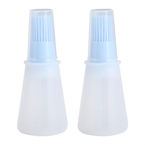 2-teiliges Silikon-Kochpinsel-Set für Soßen, Honig und Öl - Grillbesteck
