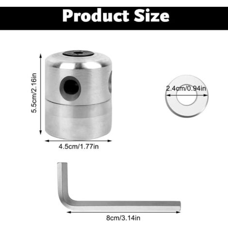 2-teiliges Universal-Trimmerkopf-Set aus Aluminium, Doppelfadenspule für Rasentrimmer und Freischneider