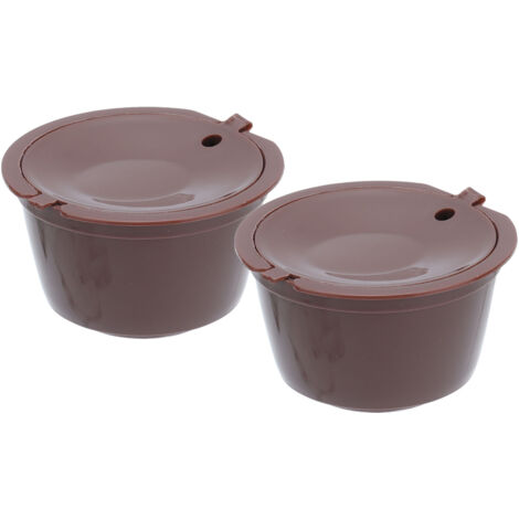 2-teiliges wiederverwendbares ABS-Kaffeefilter-Set, Zubehör für Zuhause, Büro oder Café