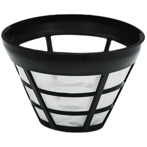 2-teiliges, wiederverwendbares Kaffeefilterset aus Edelstahl und Nylon, permanenter, kegelförmiger Filter für Kaffeemaschinen, effiziente Filtration für den Hausgebrauch