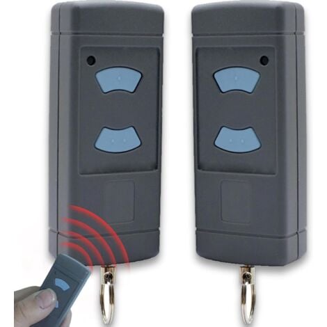 COOCHEER 2 télécommandes 868 MHz pour porte de garage Hormann HSM4 HSM2 HS2 HS4 HSE2 HSE4 HSZ1 HSZ2 Portail Hands Horman