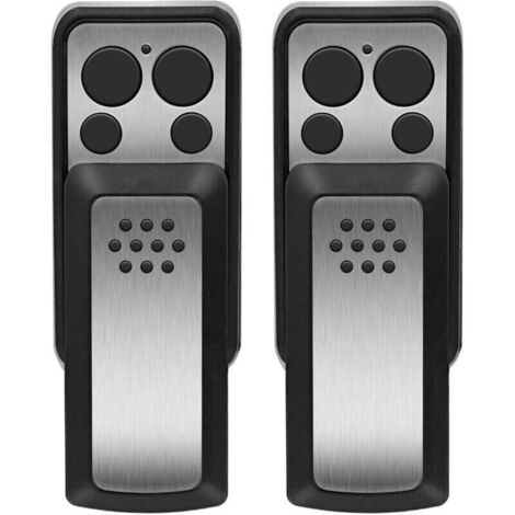 2 télécommandes AVIDSEN 114253 pour moteurs de porte de garage et de portail