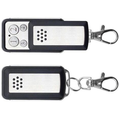 2 Télécommandes Portail 433,92 MHz Universelles, Compatible avec Divers Modèles, 4 Boutons - AUTRES