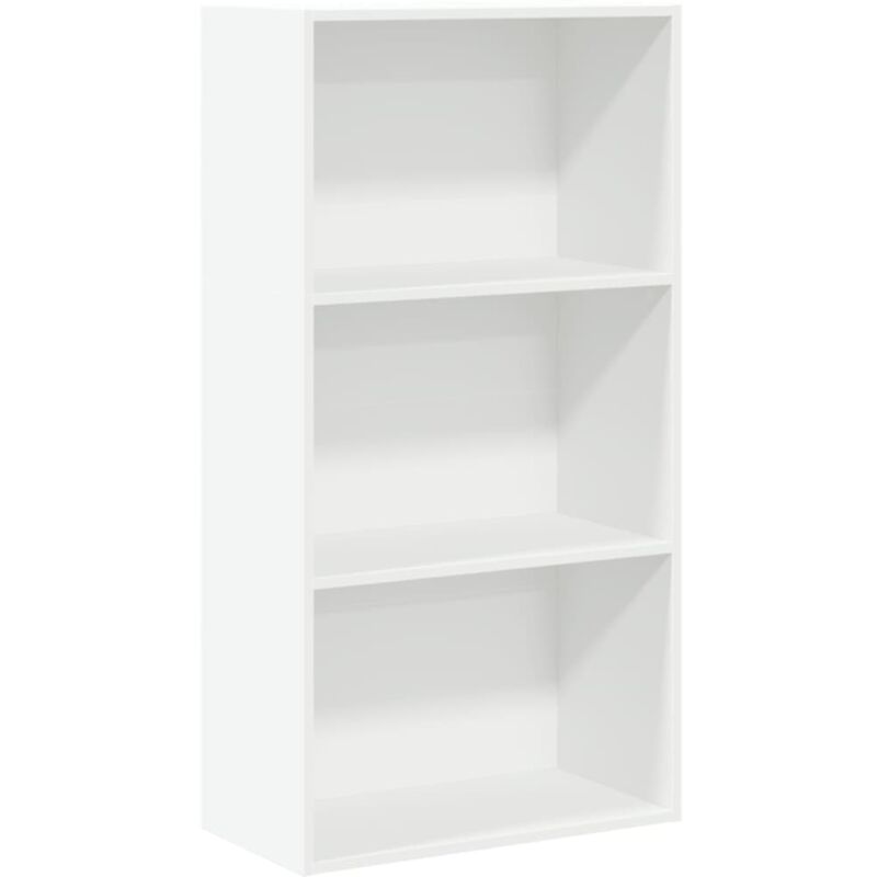 Bookcase White 60x30x114 Cm Engineered Wood Vidaxl