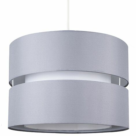 Modern 3 Tier Intricate Pattern Chrome Ceiling Pendant Light Shade with Clear Acrylic Crystal Jewels