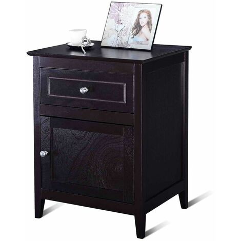 2-Tier Nightstand Modern Sofa Side Table Bedroom End Table Accent Side Table