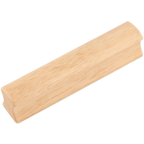 2 tiradores de madera para muebles de 128 mm, tiradores de madera para cajones, tiradores de madera para armarios, tiradores para armarios de cocina, tiradores de madera de roble claro, tiradores de m