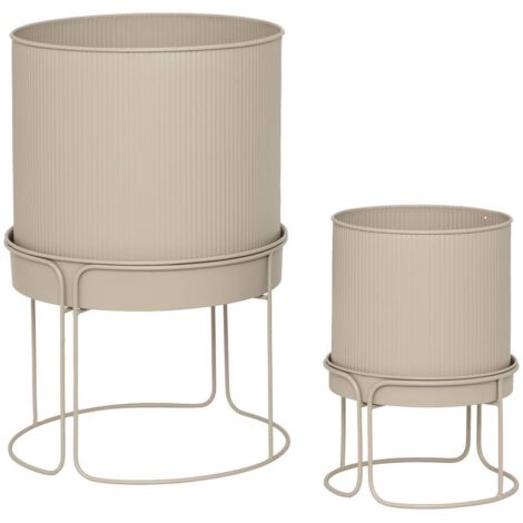 2 Töpfe Aze Leinen D30 x44,3cm - Atmosphera créateur d'intérieur