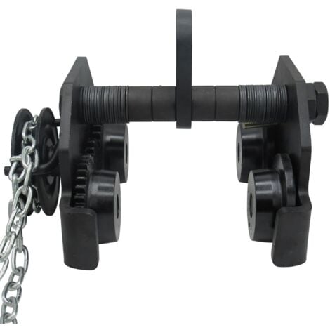 2 Ton 6 Metre Geared Trolley - Lifting Beam Hoist Girder Travel Overhead Tackle