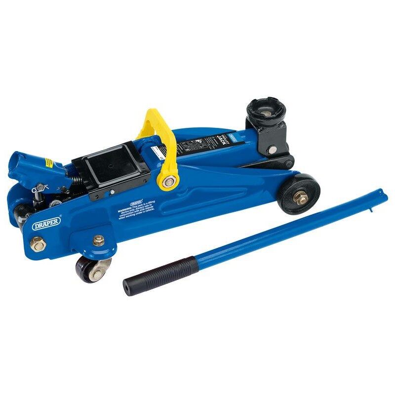 Draper Tools - draper trolley jack 2 tonne ton hydraulic floor car van heavy duty 27634