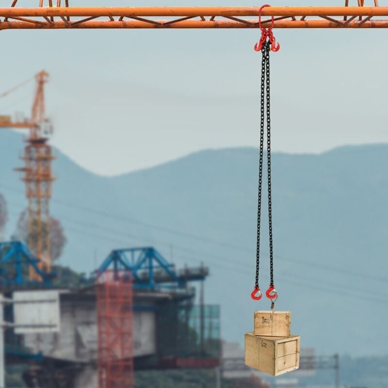 2 tonnes 2 brins Suspension de grue Chaîne d'élingage Chaîne de grue Chaîne de débardage Chokerkette