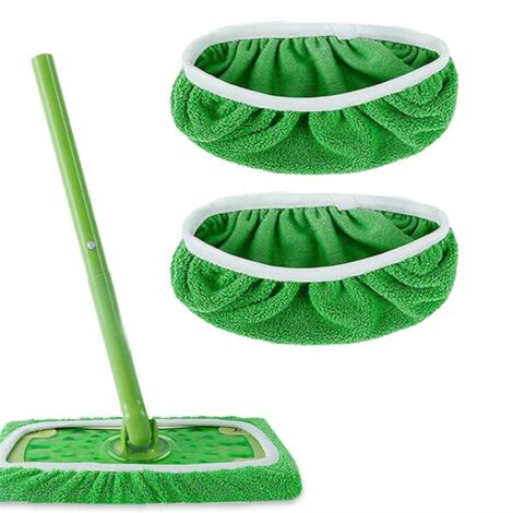 2 trapeadores lavables y reutilizables, trapeador plano de repuesto, juego de trapeadores