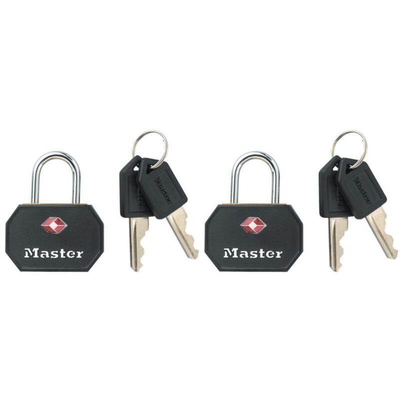 Master Lock 2 Tsa Schlösser Aus Aluminium 30mm B Ügel D 3mm Gleichs.