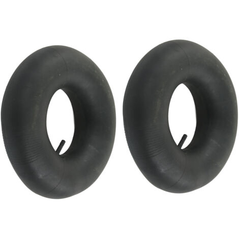 2 tubes intérieurs 145/70‑6, valve droite, pour karting 90cc, diable et tondeuse à gazon
