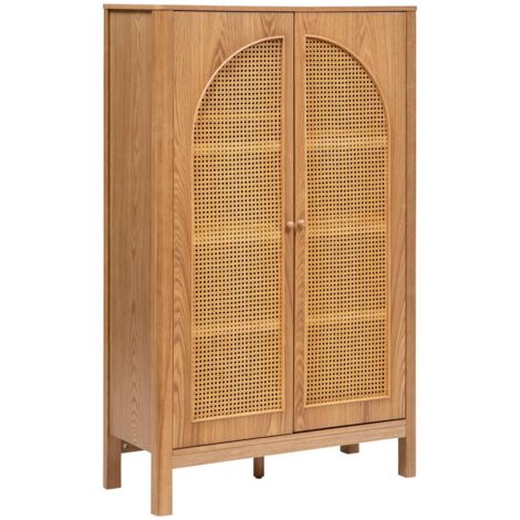 2-türiger Schrank Tiria Eschenfurnier - 92x40 cm - 2 Türen