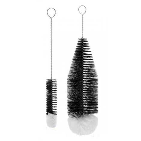 2 uds cepillo de limpieza para biberones, cepillo para biberones, limpieza avanzada, termo para biberones y tazas de vidrio.