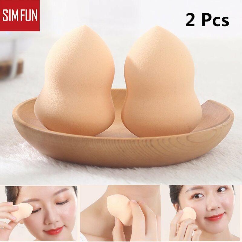 

2 uds., Esponja de maquillaje esponja de belleza para huevo, esponja seca y humeda, soplo de polvo, herramientas de maquillaje, soplo cosmetico para