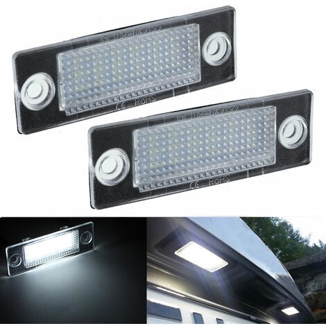 MAEREX 2 uds luz LED para matrícula para VW B5.5 B6 Caddy MK3 Golf Plus MK4 MK5