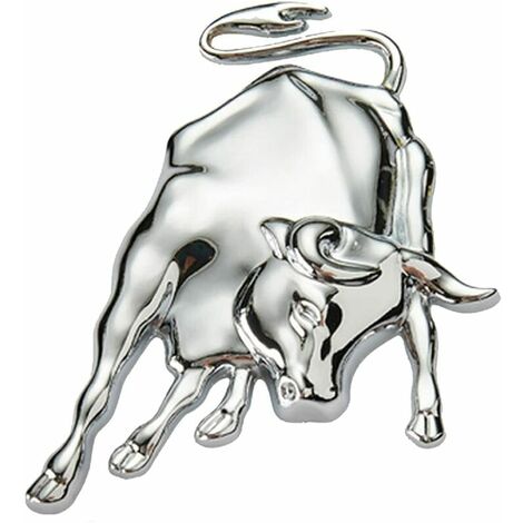 2 uds pegatinas 3D para coche, pegatina de rayas con logotipo de Metal para coche, pegatina divertida para parachoques, insignia cromada, emblema autoadhesivo