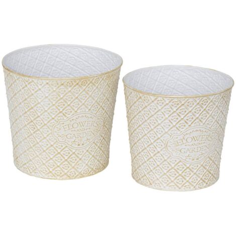 2 Übertöpfe Tino H20 22cm - Atmosphera créateur d'intérieur