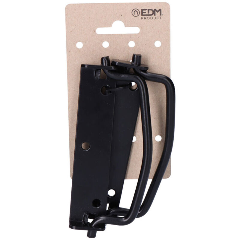Image of European Tools - E3/852142 uni. maniglia pieghevole con battuta 125MM colore nero in cartone sospeso