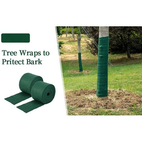2 vendas protectoras para árboles, protegen las plantas del invierno - Vendaje protector resistente a la intemperie, mantiene las plantas cálidas e hidratadas - 20 m
