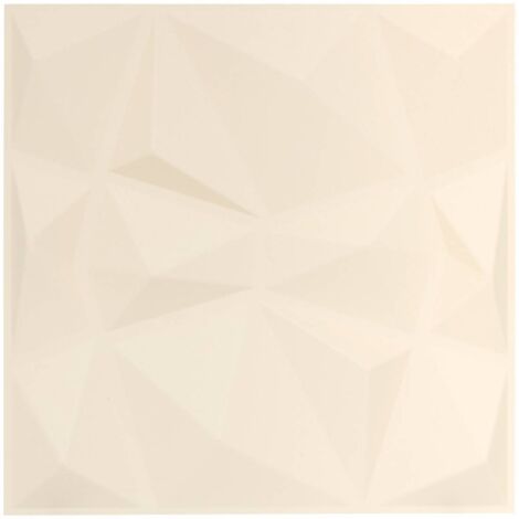2 vinilos decorativos geométricos Oren 50x50cm blanco - Atmosphera créateur d'intérieur